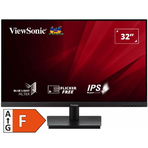 Monitor ViewSonic VA3209-2K-MHD, 81,28 cm (32"), QHD, IPS, LED LCD, SP/DP/HDMI