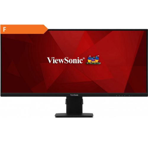 Monitor ViewSonic VA3456-MHDJ, 86,36 cm (34"), IPS, UltraWide, WQHD, 75 Hz, 4 ms, crni