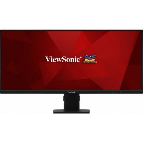 Monitor ViewSonic VA3456-MHDJ, 86,4 cm (34"), 3440x1440 (QHD), 21 : 9, UWQHD, IPS, HDR10, 4 ms, 75 Hz, 2 x HDMI, DP, zvočnik, črn