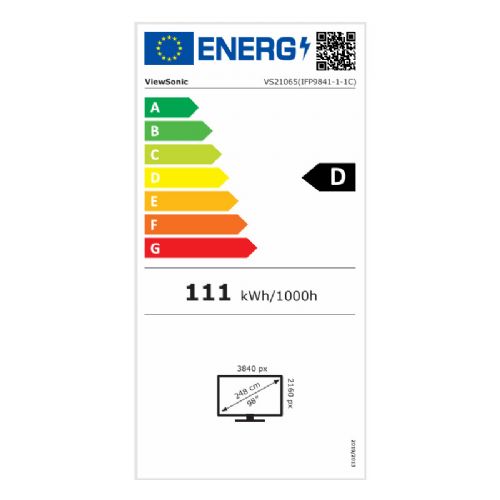 Interaktivni monitor VIEWSONIC ViewBoard IFP9841-1-1C 248,9cm (98") UHD TFT Android EDLA zvočniki 8xMIC na dotik