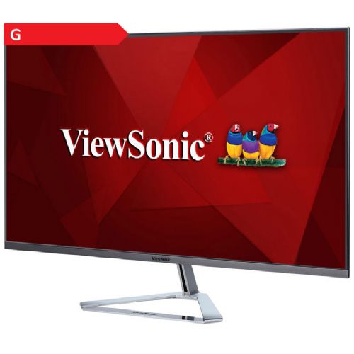 Monitor ViewSonic VX3276-2K-MHD-2, 81,28cm (32"), IPS, QHD (2560 x 1440), 4ms, 75 Hz, HDMi, DisplayPort, mini DP, srebrn