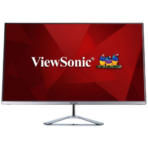Monitor ViewSonic VX3276-2K-MHD-2, 81,28cm (32"), IPS, QHD (2560 x 1440), 4ms, 75 Hz, HDMi, DisplayPort, mini DP, srebrn