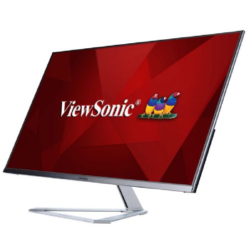 Monitor ViewSonic VX3276-2K-MHD-2, 81,28cm (32"), IPS, QHD (2560 x 1440), 4ms, 75 Hz, HDMi, DisplayPort, mini DP, srebrn