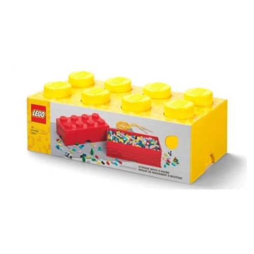 Lego®: Škatla za shranjevanje z gradnikom 8 - rumena (40041732)