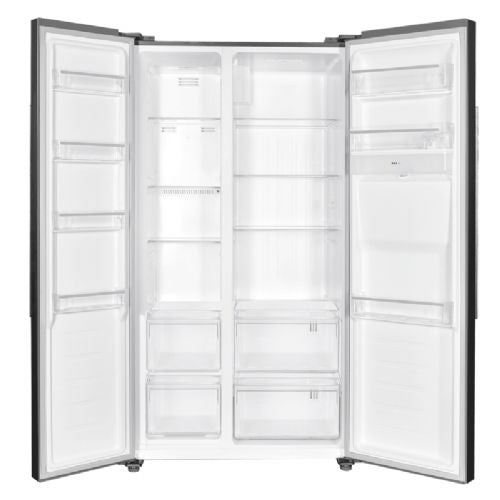 Ameriški hladilnik Vox SBS 6015 IX E, 288 l + 151 l, razred E, NoFrost, inverter, 90 x 177 x 59 cm