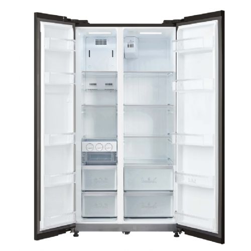 Ameriški hladilnik VOX SBS 6890BG E, no frost, črne barve