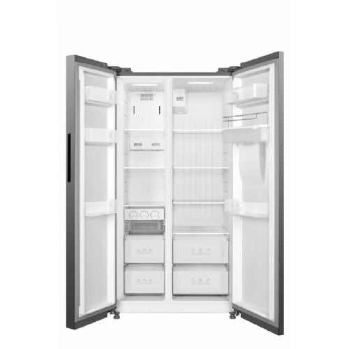 Ameriški hladilnik VOX SBS 6895X E, no frost, srebrne barve