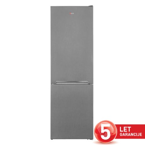 Kombinirani hladilnik VOX KK 3600 S E, razred E, LessFrost, 59,5 x 186 x 65 cm, srebrna