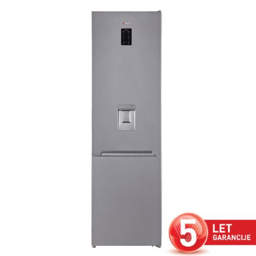 Hladilnik z zamrzovalnikom VOX NF 3835 IX E, No Frost, 59,5 x 201 x 65 cm, srebrna