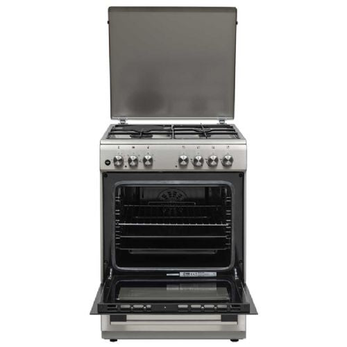 Kombinirani štedilnik VOX GTR 6315 IX, 3 x plin + 1 x elektrika, ventilacijska pečica (69 l)