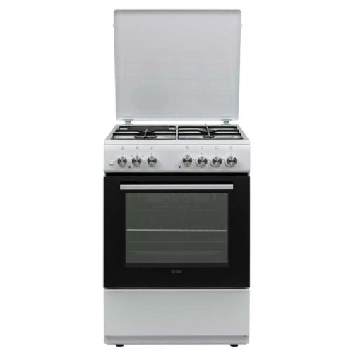 Kombinirani štednjak VOX GTR 6315 W, 1 strujna + 3 plinske ploče, ventilacijska pećnica (69 l), bijela