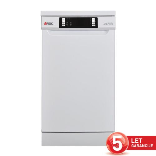 Vox LC 10A1CT3E Samostojeća perilica posuđa, Klasa E, 10 mjesta, 4 programa, Turbo sušenje, 44,8 x 85 x 59,8 cm, bijela