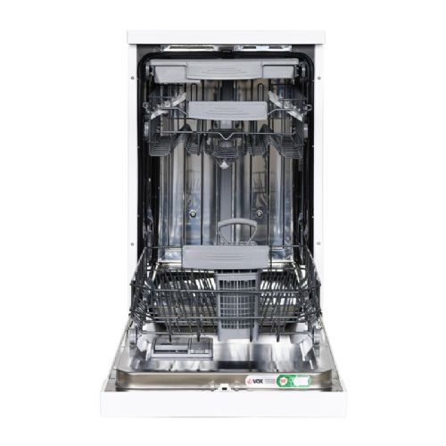 Vox LC 10A21T3E samostojeća perilica posuđa, klasa E, 10 mjesta, 6 programa, TurboDrying, bijela