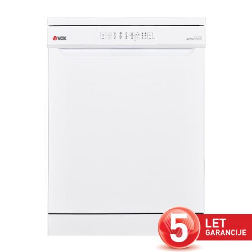 Samostojeća perilica posuđa Vox LC 13A15Y3D, klasa D, 13 mjesta, 6 programa, AutoDoor, bijela