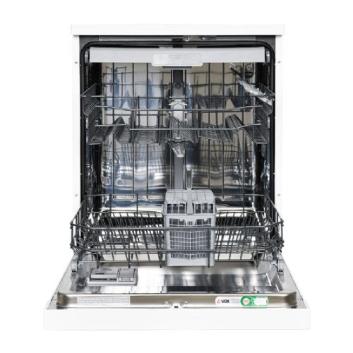 Prostostoječi pomivalni stroj Vox LC 13A15Y3D, razred D, 13 pogrinjkov, 6 programov, AutoDoor, 59,8 x 85 x 59,8 cm, bel