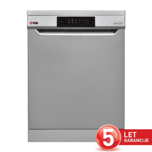 Samostojeća perilica posuđa Vox LCS 13A15Y3D, klasa D, 13 mjesta, 6 programa, AutoDoor, siva