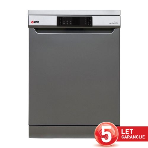 Prostostoječi pomivalni stroj Vox LCS 13A1EYQ3E, razred D, 13 pogrinjkov, AquaStop, AquaZone, siv