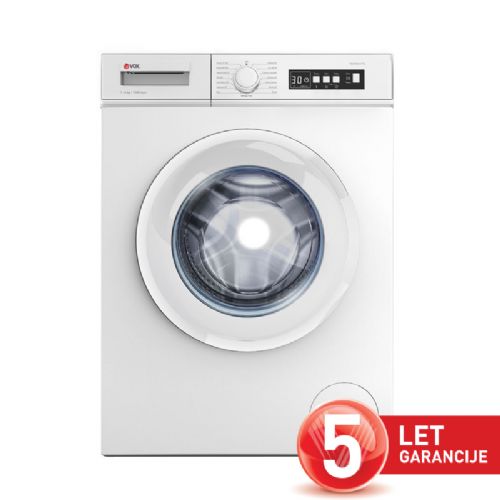 Pralni stroj VOX WM 1060-SYTD, razred D, 6 kg, 1000 obr./min, 15 programov, 59,7 x 84,5 x 49,7 cm, bela