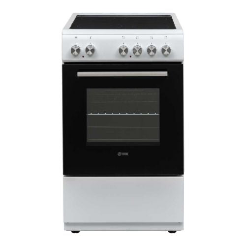 Steklokeramični štedilnik VOX CHT 5000 W, 4 x steklokeramika, ventilacijska pečica (50 l), 50 x 85 x 60 cm