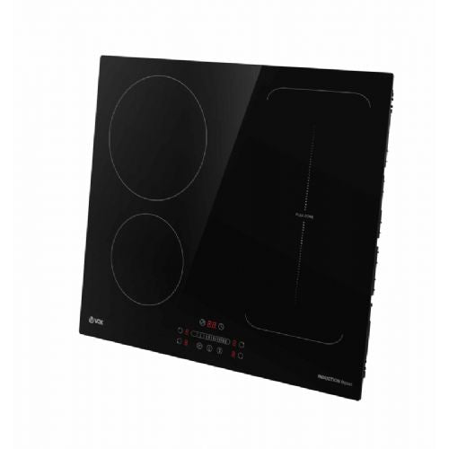 Indukcijska plošča VOX EBI 421F, 4 cone / Flex Zone, 7400 W, Slider SensoTouch, Boost, črna