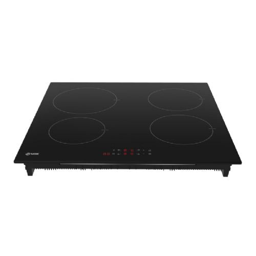 Indukcijska plošča VOX EBI 440B, 4 cone, 7200 W, SensoTouch, Boost, črna