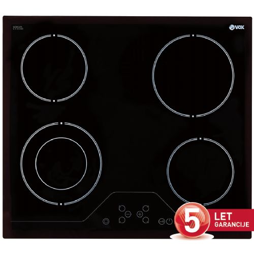 Steklokeramična kuhalna plošča Vox EBC 410 DB
