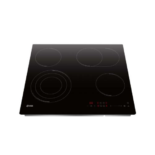 Radiacijska kuhalna plošča VOX EBC 425, 4 radiacijske cone, SensoTouch, razširjene zone, črna