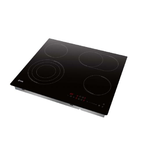 Radiacijska kuhalna plošča VOX EBC 425, 4 radiacijske cone, SensoTouch, razširjene zone, črna