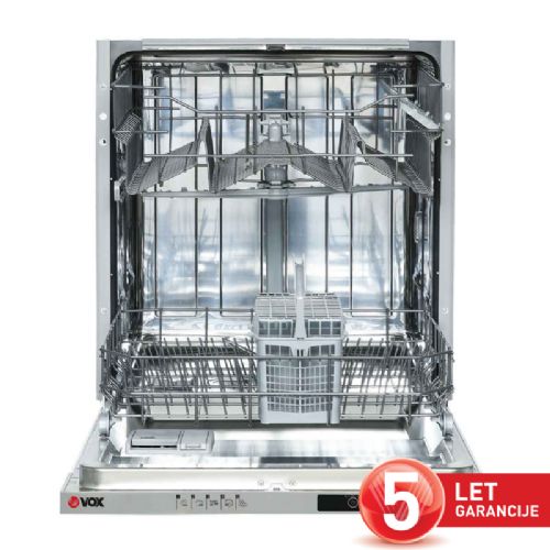 Vgradni pomivalni stroj VOX GSI 6541 E, E, 12 pogrinjkov, 5 programov