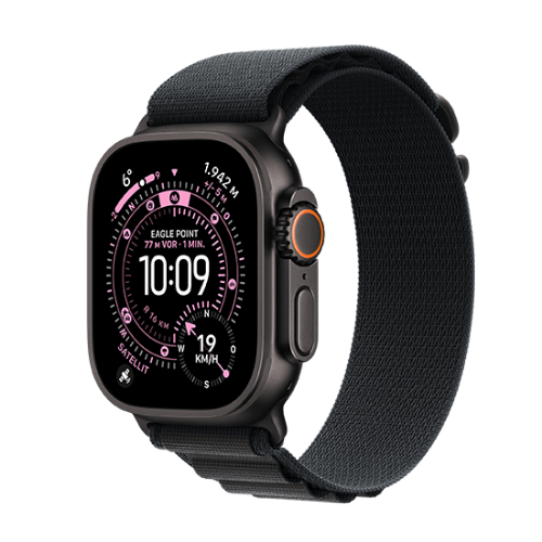 Pametna ura Apple Watch Ultra 3 (2025) 5G 49mm Black Titanium Case with Alpine Loop M - Črna