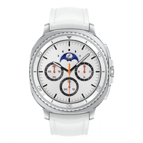 Pametna ura Samsung Galaxy Watch8 Classic 46 mm bela, AMOLED, Bluetooth, IP68, 64 GB