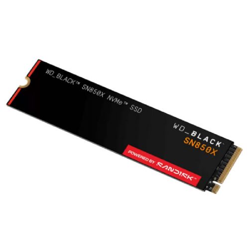 Vgradni HDD disk Western Digital WD Black SN850X 1TB, M.2 PCIe 4.0 NVMe, do 7300 MB/s, brez hladilnika
