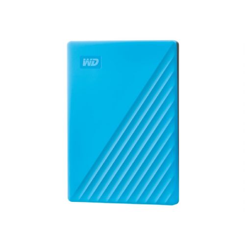 WD My Passport 2TB prenosni zunanji trdi disk (HDD), združljiv z USB 3.0 in USB 2.0, Blue, maloprodajna različica