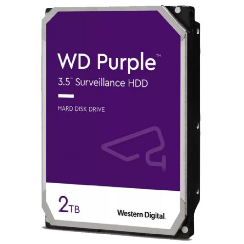 Ugrađeni tvrdi disk WD Purple 2TB 3.5" SATA3 64MB (WD23PURZ)