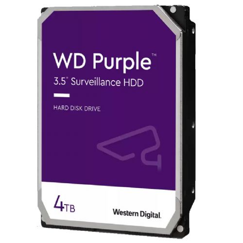 Vgradni HDD disk WD Purple 4TB 3,5" SATA3 256MB 5400rpm (WD43PURZ)