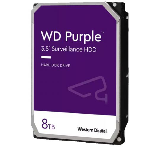 Vgradni HDD disk WD Purple 8TB 3,5" SATA3 256MB 5640rpm (WD85PURZ) trdi disk