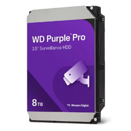 Vgradni HDD disk WD Purple Pro Smart 8TB Surveillance 3,5" SATA3 256MB 7200rpm (WD8002PURP)