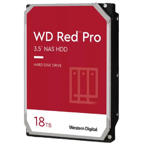 Vgradni HDD disk WD Red Pro NAS 18TB 3,5" SATA3 512MB 7200rpm (WD181KFGX)