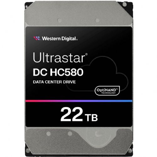 WESTERN DIGITAL ULTRASTAR DC HC580 8,89 cm 3,5 Zll 26,1 22TB 512 7200RPM SATA ULTRA 512E SE NP3