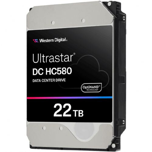 Ugrađeni tvrdi disk WESTERN DIGITAL ULTRASTAR DC HC580 8,89 cm 3,5 inča 26,1 mm 22 TB 512 MB 7200 o/min SAS ULTRA 512E SE P3 DC
