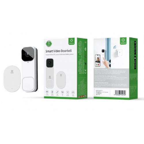 WOOX R4331 FHD 3MP Wi-Fi microSD pametno zvono na vratima