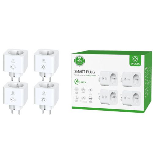 Set pametnih utičnica Woox R6113 Smart Wifi CB2S, 4 komada