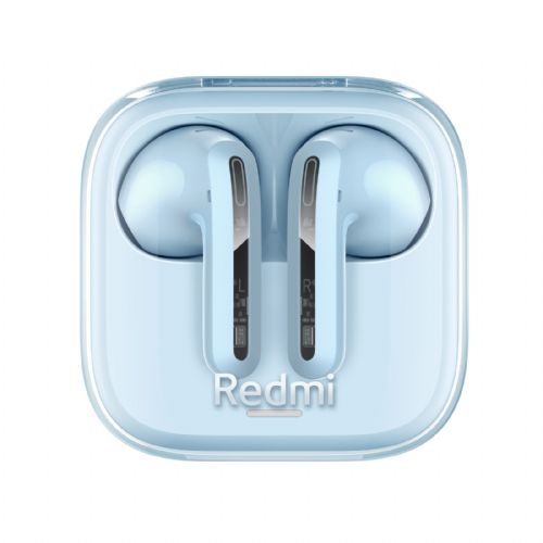 Brezžične slušalke Xiaomi Redmi Buds 6 Active, Bluetooth 5.4, transparentno modre