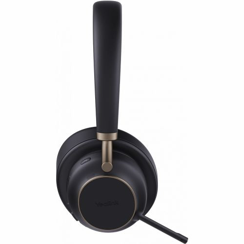Slušalke Yealink Bluetooth BH76 Plus s polnilnim stojalom Teams Black USB-C/A