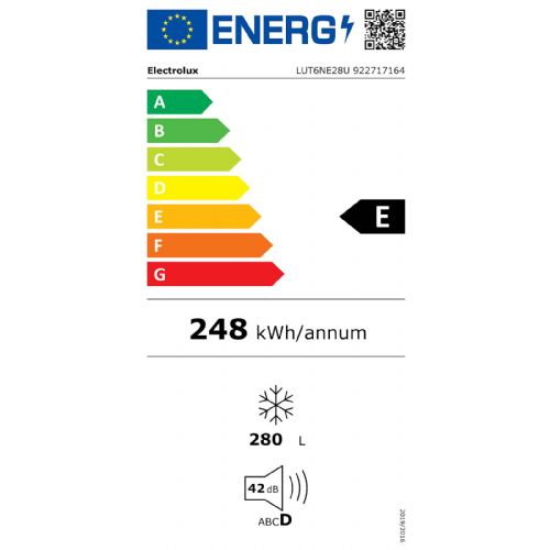 Zamrzovalna omara Electrolux LUT6NE28U, No Frost