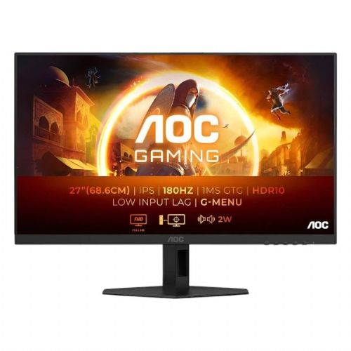 Monitor AOC 27G4XE 68,58 cm (27") FHD 180Hz / 0,5ms MPRT / NVIDIA G-SYNC (crni) 27,0" / 1920x1080