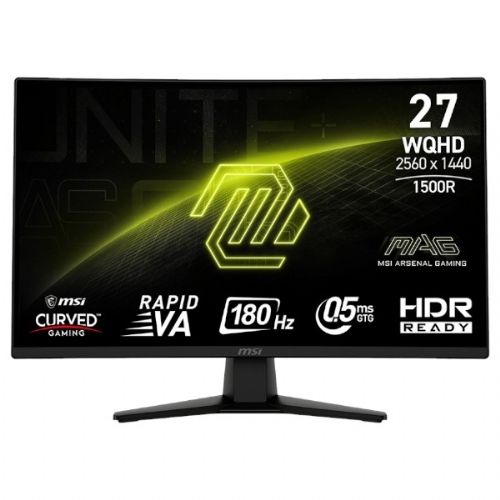 MSI MAG 274CQF 68,50 cm (27") WQHD Rapid VA 180Hz 0,5ms GtG monitor (crni)