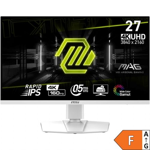 Monitor MSI MAG 274URFW (TBD), 27"/WQHD (2560 x 1440)/Rapid IPS/180 Hz/1 ms GtG/bijela