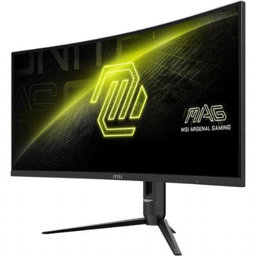 Zaslon MSI MAG 342CQR E2 34" / UWQHD / 180Hz / 1ms / ukrivljen (črn) 86,36 cm / 3440x1440