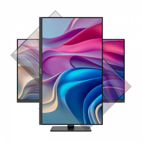 Monitor MSI Modern MD272UPHG / 27" / UHD / IPS / 60Hz / 4ms (GtG) / KVM / crni - podesiva visina - PD 98W 68,5 cm / 3840x2160